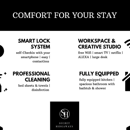 Secret Hideaways Boho Artstudio Mit Smarthome Nahe L Messe L Hbf Apartmán